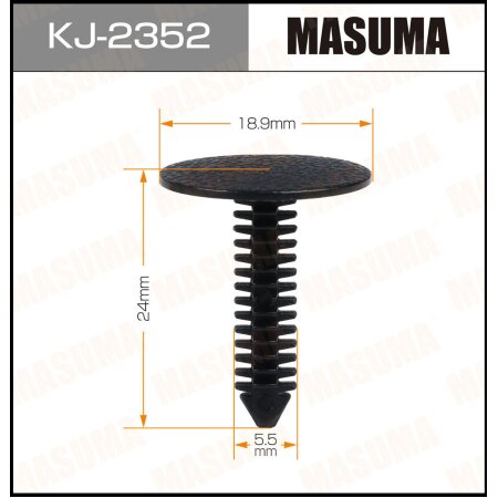 Retainer clip Masuma plastic, KJ-2352