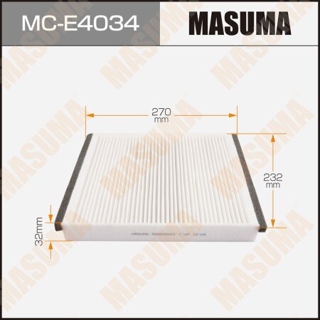 Cabin air filter Masuma, MC-E4034