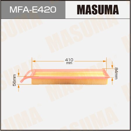 Air filter Masuma, MFA-E420