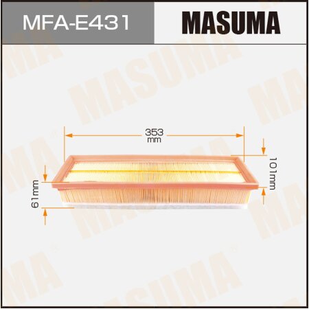 Air filter Masuma, MFA-E431