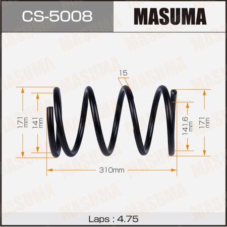 Coil spring Masuma, CS-5008