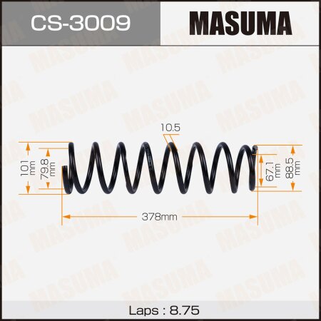 Coil spring Masuma, CS-3009