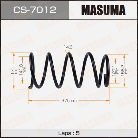 Coil spring Masuma, CS-7012