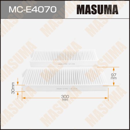 Cabin air filter Masuma, MC-E4070