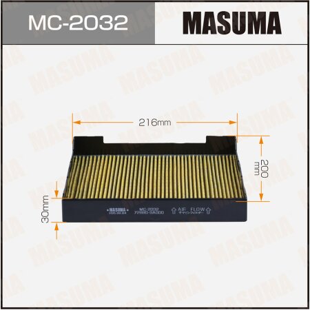 Cabin air filter Masuma, MC-2032