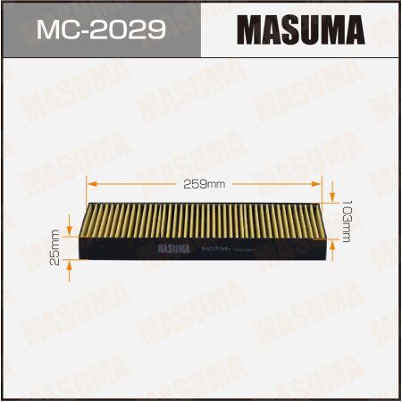 Cabin air filter Masuma, MC-2029