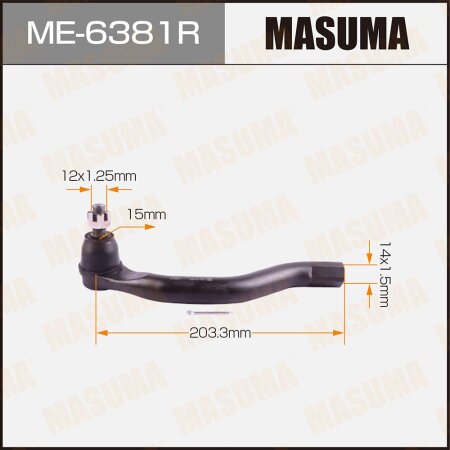 Tie rod end Masuma, ME-6381R