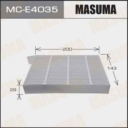 Cabin air filter Masuma, MC-E4035