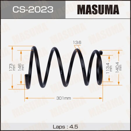 Coil spring Masuma, CS-2023