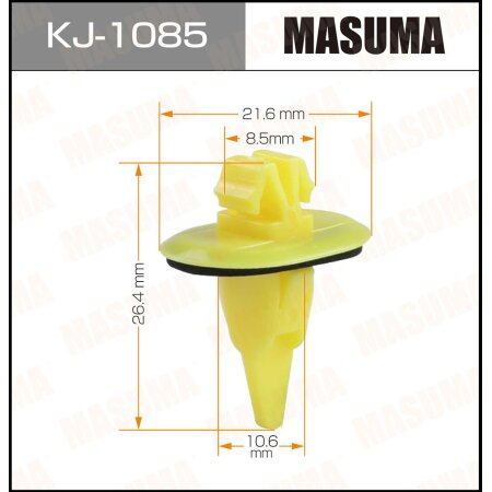 Retainer clip Masuma plastic, KJ-1085