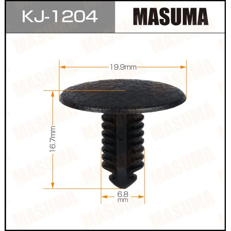 Retainer clip Masuma plastic, KJ-1204