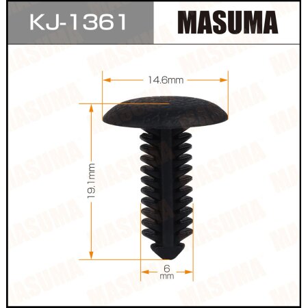 Retainer clip Masuma plastic, KJ-1361