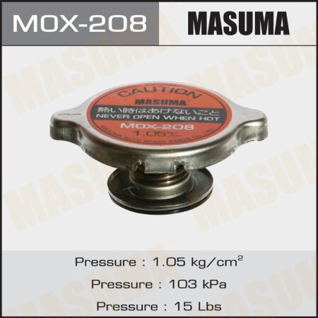 Radiator cap Masuma 1.05 kg/cm2, MOX-208