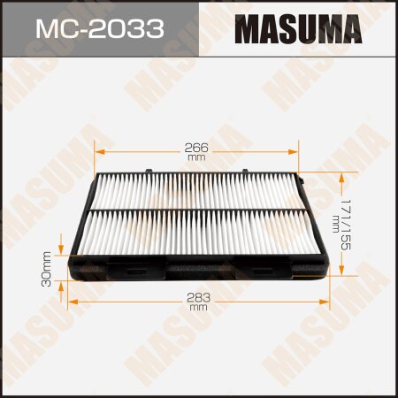 Cabin air filter Masuma, MC-2033