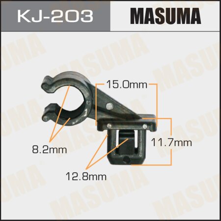 Retainer clip Masuma plastic, KJ-203