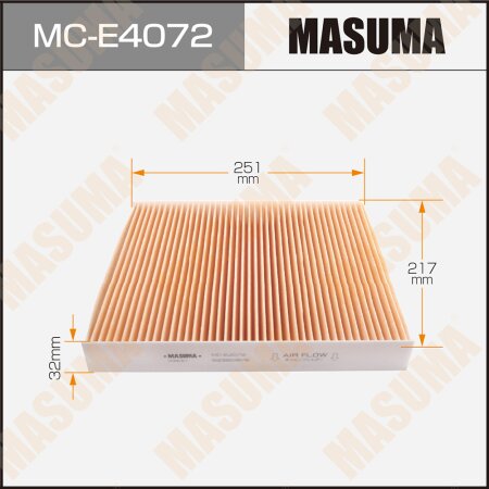 Cabin air filter Masuma, MC-E4072