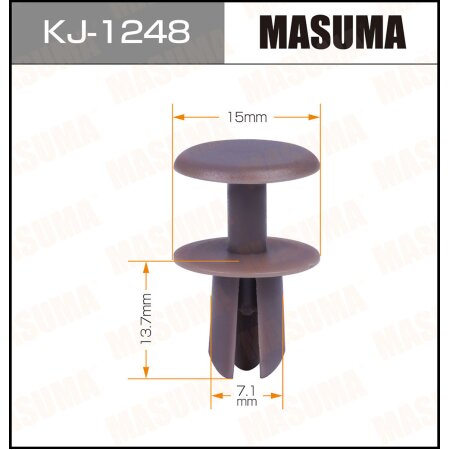 Retainer clip Masuma plastic, KJ-1248