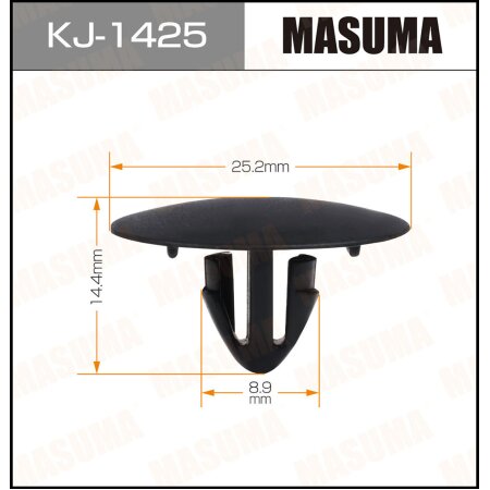 Retainer clip Masuma plastic, KJ-1425