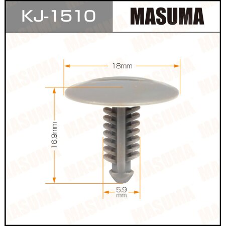 Retainer clip Masuma plastic, KJ-1510