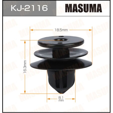 Retainer clip Masuma plastic, KJ-2116