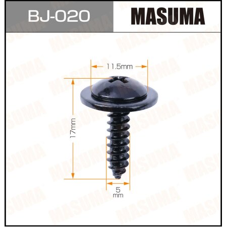 Self-tapping screw Masuma 5x17mm, set of 10pcs, BJ-020