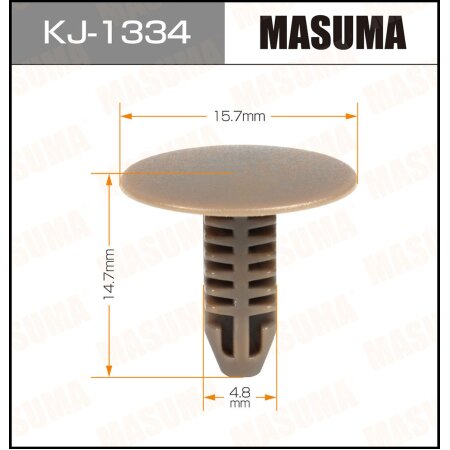 Retainer clip Masuma plastic, KJ-1334