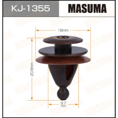 Retainer clip Masuma plastic, KJ-1355