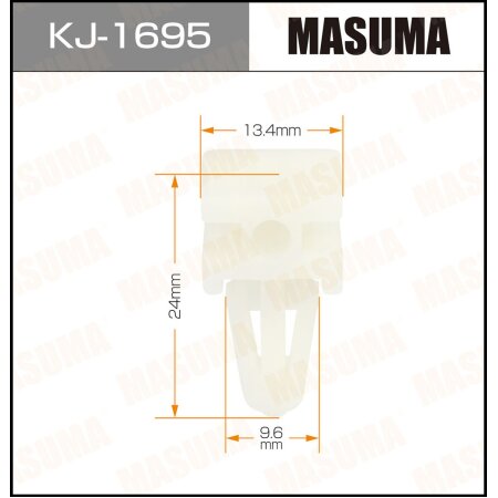 Retainer clip Masuma plastic, KJ-1695