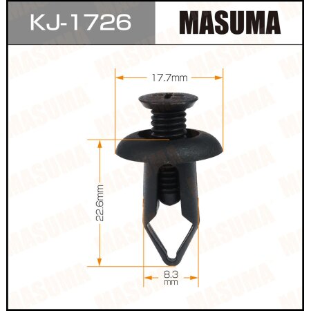 Retainer clip Masuma plastic, KJ-1726