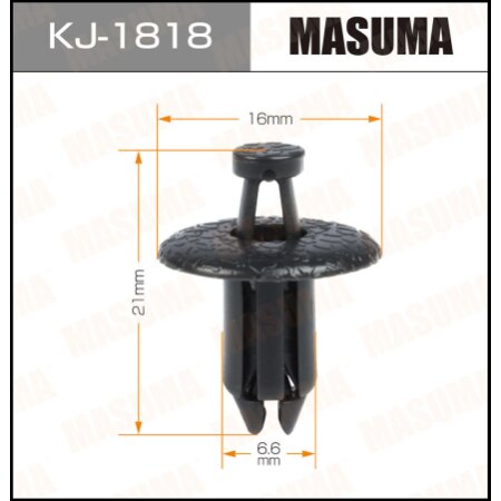 Retainer clip Masuma plastic, KJ-1818