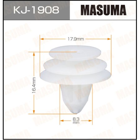 Retainer clip Masuma plastic, KJ-1908