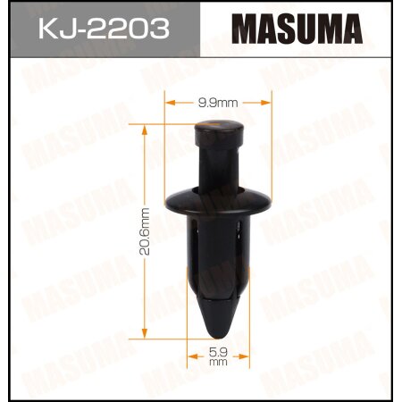 Retainer clip Masuma plastic, KJ-2203