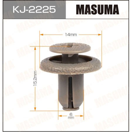 Retainer clip Masuma plastic, KJ-2225