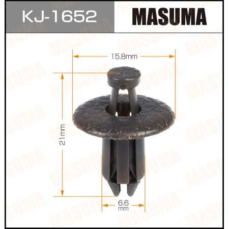 Retainer clip Masuma plastic, KJ-1652