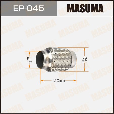 Flex pipe Masuma 2-layer 54x120, EP-045