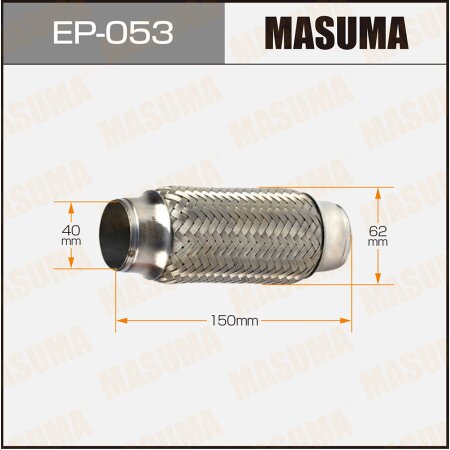 Flex pipe Masuma 2-layer 40x150 , EP-053