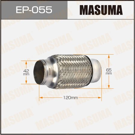 Flex pipe Masuma 2-layer 42x120, EP-055