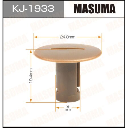 Retainer clip Masuma plastic, KJ-1933