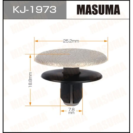 Retainer clip Masuma plastic, KJ-1973