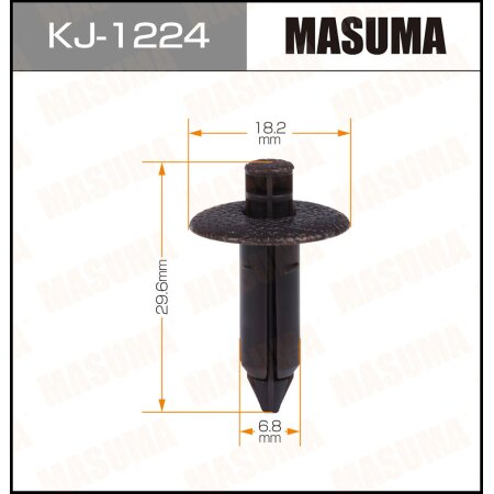 Retainer clip Masuma plastic, KJ-1224