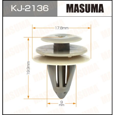 Retainer clip Masuma plastic, KJ-2136