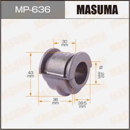 Stabilizer bar bushing Masuma, MP-636