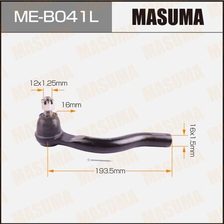 Tie rod end Masuma, ME-B041L