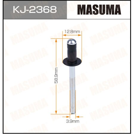 Blind rivet Masuma (steel), KJ-2368