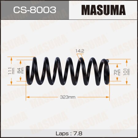 Coil spring Masuma, CS-8003
