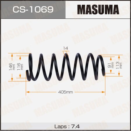 Coil spring Masuma, CS-1069