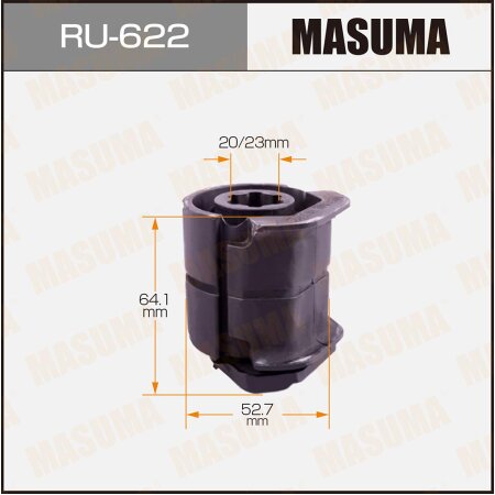 Silent block suspension bush Masuma, RU-622