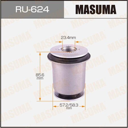 Silent block suspension bush Masuma, RU-624