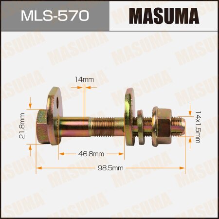 Camber adjustment bolt Masuma, MLS-570