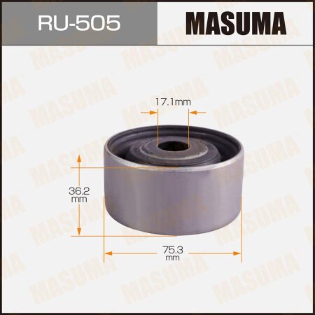 Silent block suspension bush Masuma, RU-505